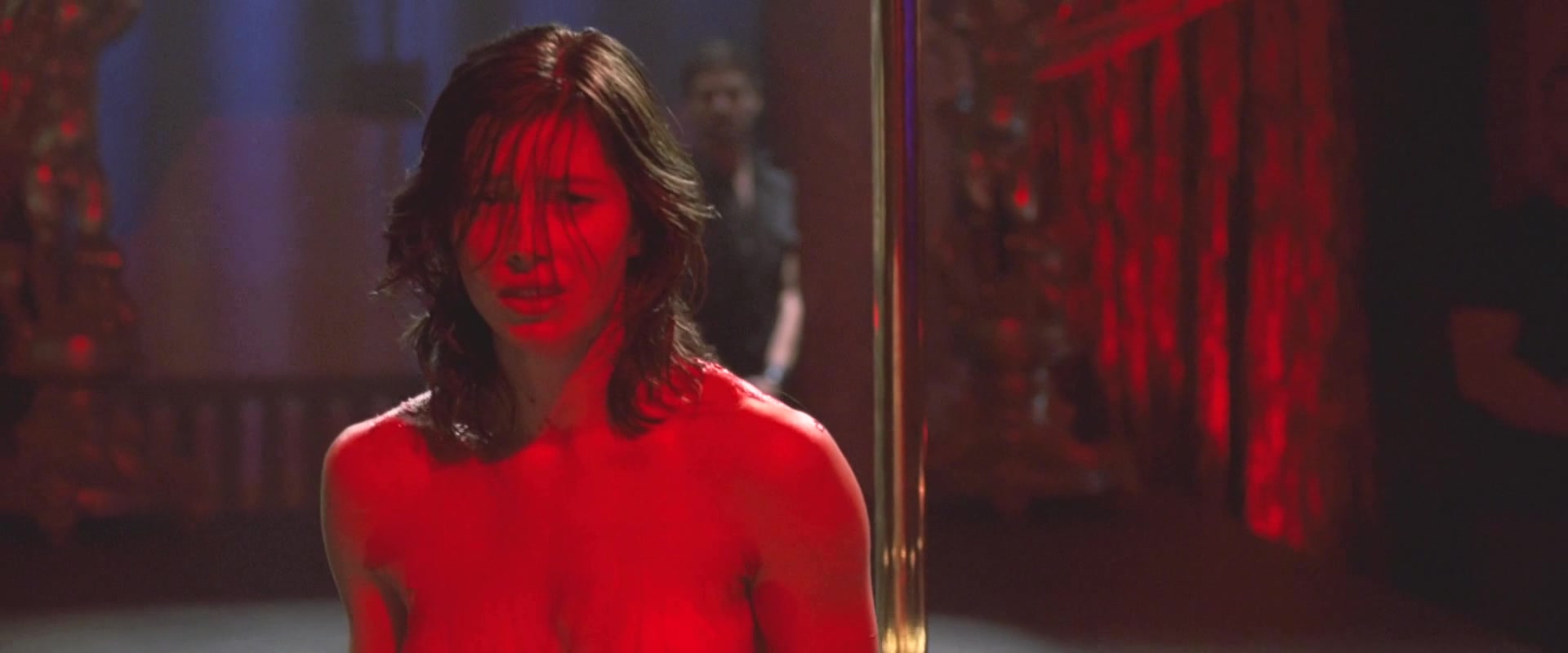 Jessica Biel and Danvy Pham in nude scene from the movie Powder Blue (relea...
