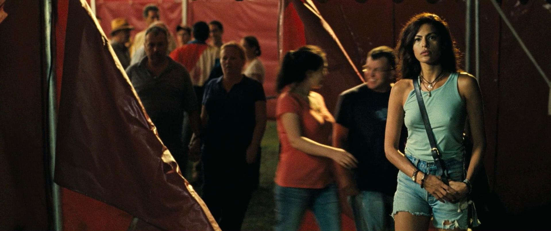 Under the pines naked