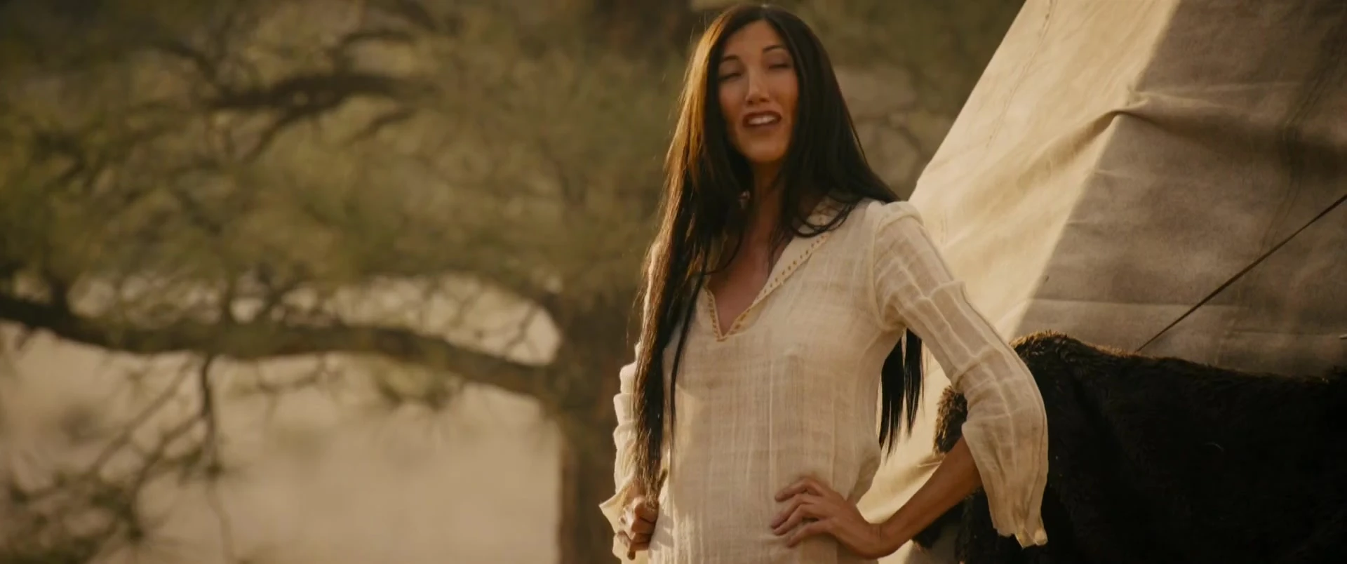 Jackie Sandler nude - The Ridiculous 6 (2015)