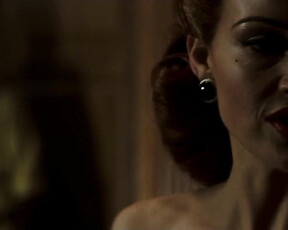 Malin Akerman, Carla Gugino naked - Watchmen (2009) mainstream sex in cinema