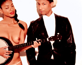 Emily Ratajkowski - Blurred lines (Uncensored with Nude Models Version) movie sex scenes porn