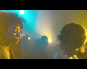 Ebony musician Logan Browning nude comes to make it with white colleague Allison Williams uncensored sex in mainstream cinema