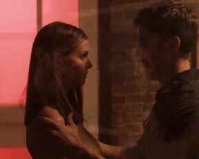 Charisma Carpenter looks sexy and hot when she tempts the man into fucking in Bound (2015) nude sex scene