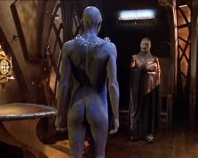 Virginia Hey nude - Farscape s01e04 (1999)