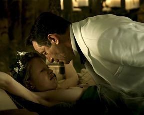 Mia Goth nude – A Cure for Wellness (2016)