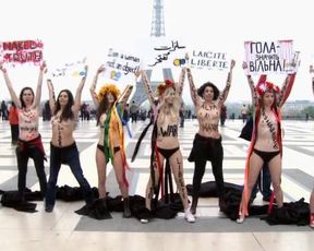 Inna Shevchenko nude, Sasha Shevchenko nude, Oksana Shachko nude – Je suis Femen (2014)