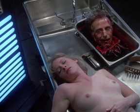 Barbara Crampton nude – Re-Animator (1985)